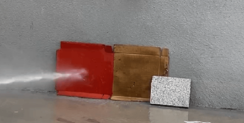 聚氨酯防水涂料水枪测试