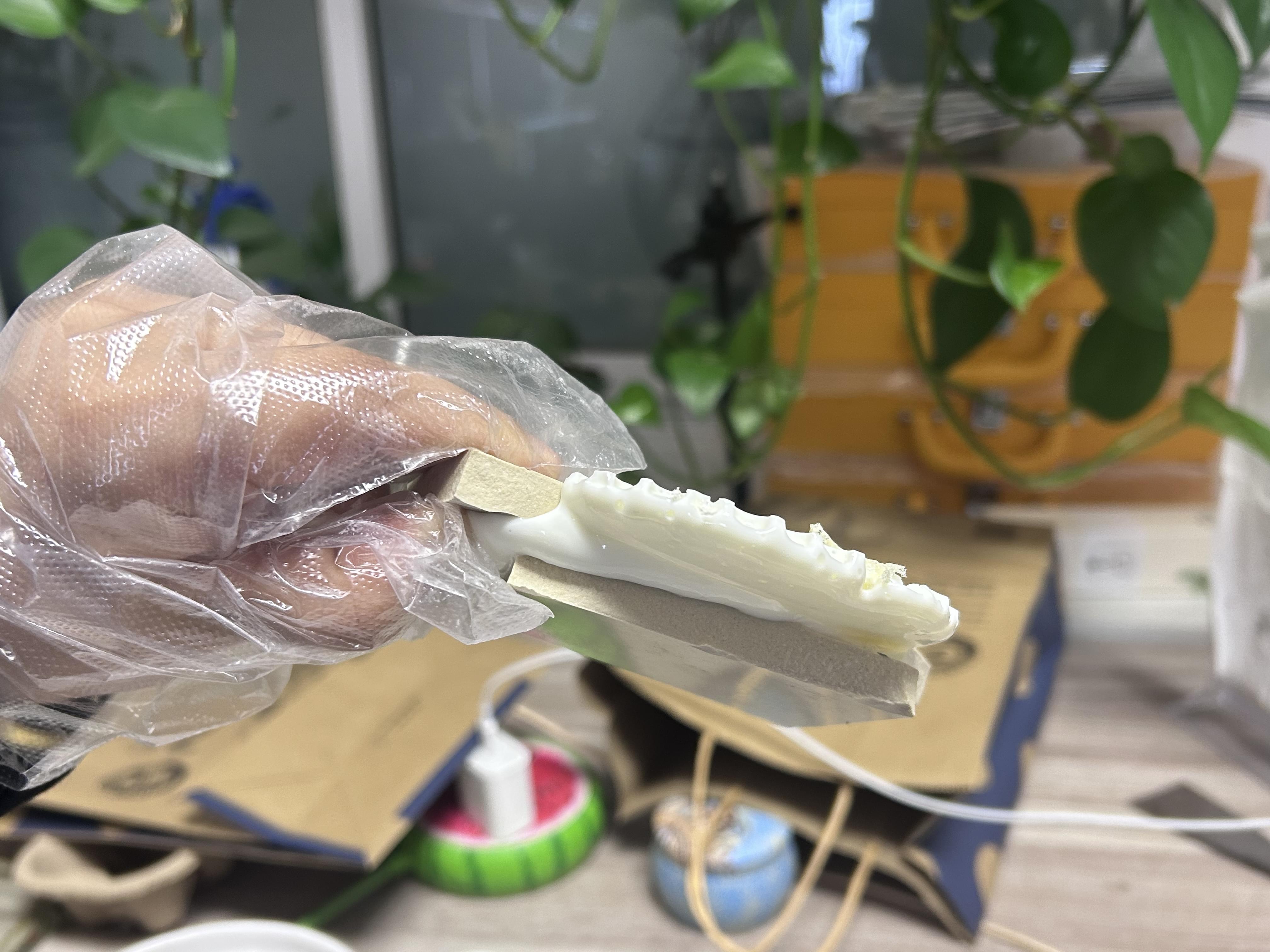 水性聚氨酯注浆液粘结性测试