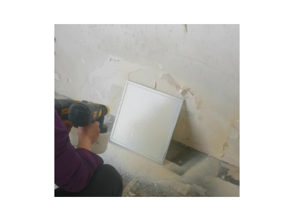 丙烯酸盐喷膜防水涂料施工试验 丙烯酸盐喷膜防水涂料施工试验